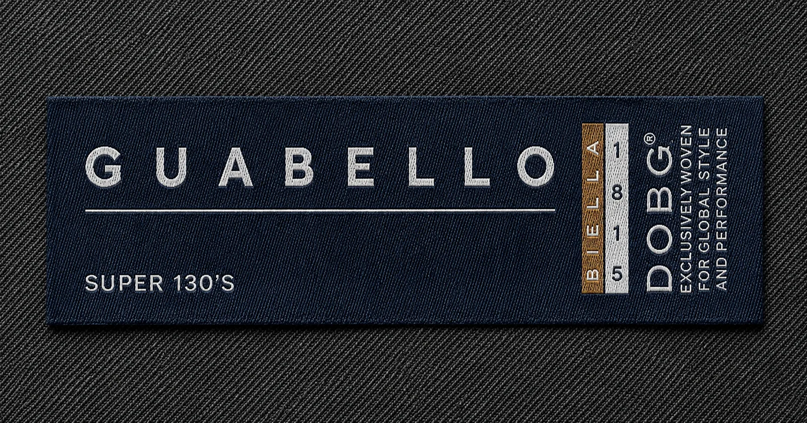 グアベロ（GUABELLO）の生地ラベル