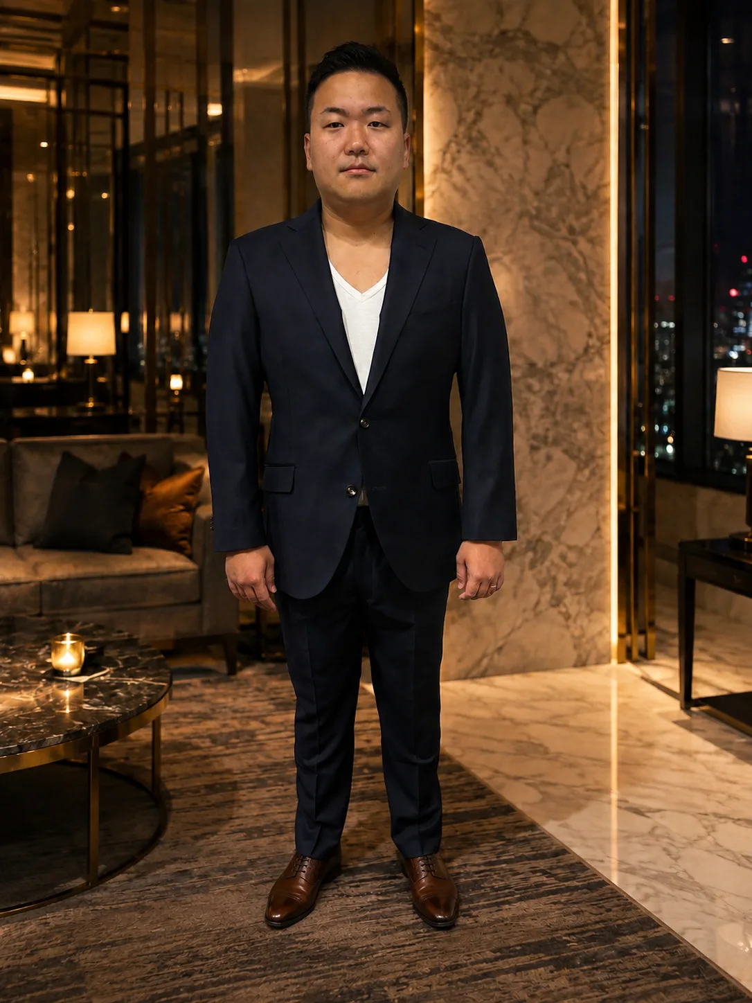 ネイビースーツ Loro Piana — FIEROメンズオーダー